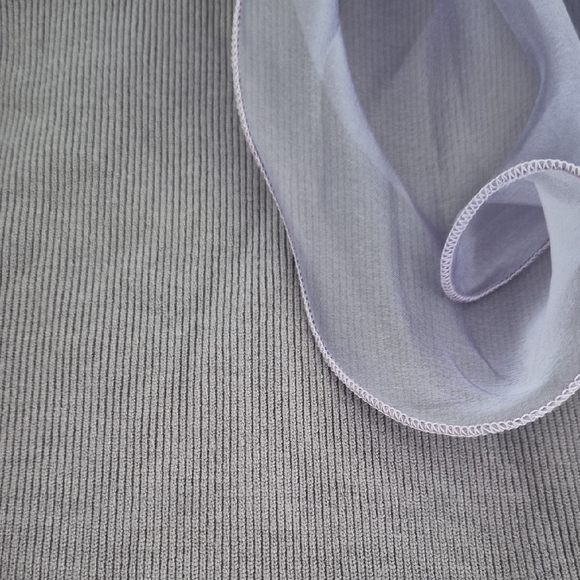 Chicwish Elegant Lavender Sweater with Bow Detail NWT - Picture 4 of 4